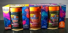 Elmer’s Gue Premade Slime Cosmic Shimmer Glitter Stardust Galaxy Magma 3... - £15.89 GBP