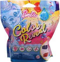 Barbie Color Reveal Pet, With Blue Metallic Coating &amp; 5 Surprises, Party Series - £8.78 GBP