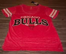 Women&#39;s Teen Jrs Chicago Bulls Nba Basketball T-shirt Large 11-13 New w/ Tag - £15.65 GBP