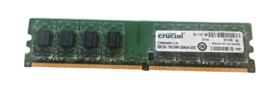 CRUCIAL 2GB PC2-5300 DDR2 240-PIN DIMM CT25664AA667.K16F - £2.33 GBP