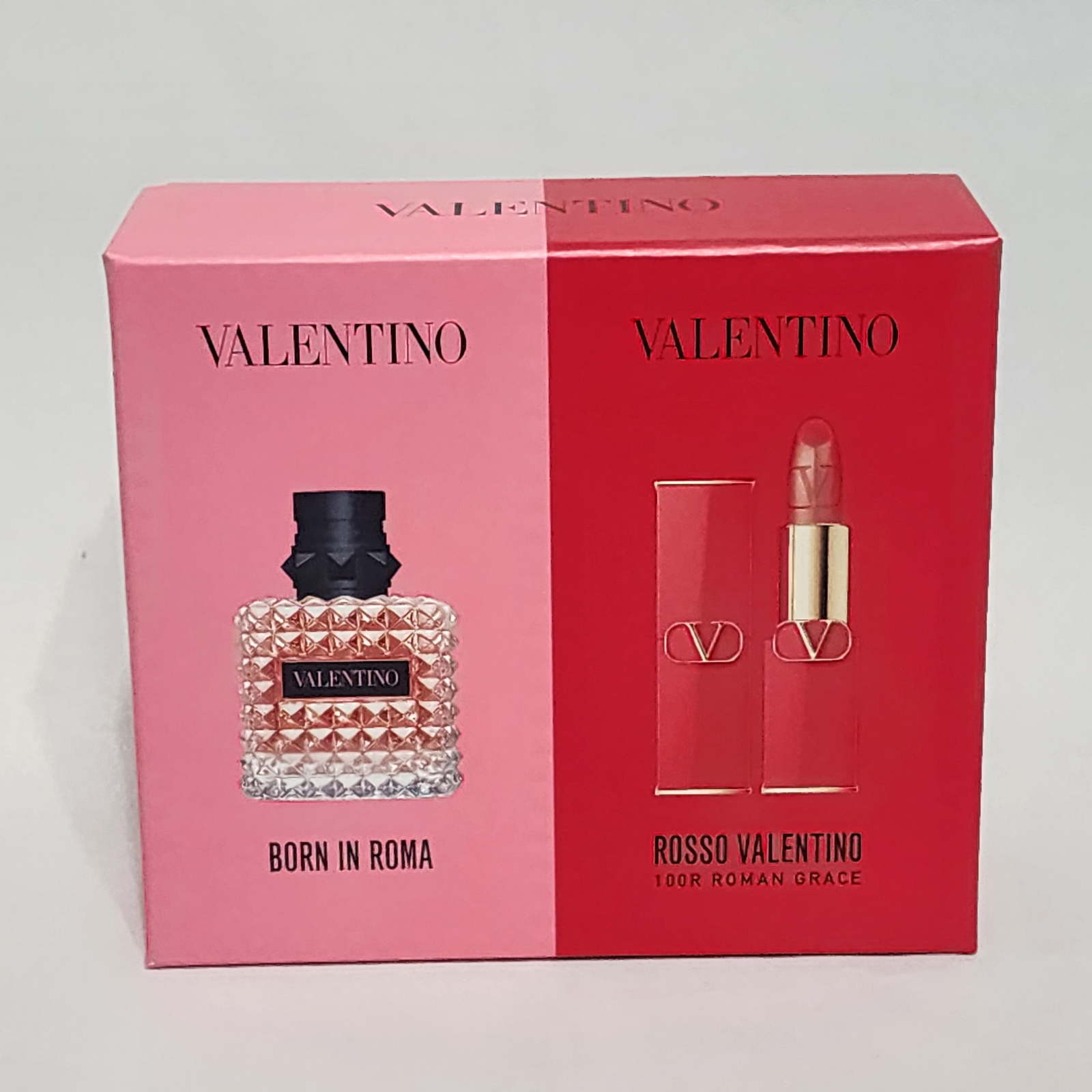 Born in Roma by Valentino 2Pcs Women Set - 1.0 EDP spray + 100R Lipstick - $97.89