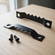 50 Pack Small Swatooth Picture Hangers Black Metal Photo Frame Hanging K... - $129.60 MXN