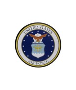 U.S. Air Force USAF Emblem Crest Circular 5&quot; Inch Magnet (Car / Fridge /... - $5.27 CAD
