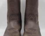Durango Distressed Leather Cowboy Boots Child Youth Size 1D Tan Western ... - $24.00