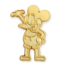 Mickey Mouse Disney Pin: Gold Plane Crazy Mickey - £10.29 GBP