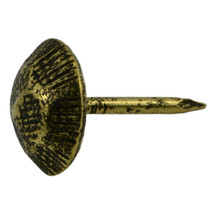 17 gauge x 1/2&quot; Antique Brass Plated Steel Oxford Upholstery Nails - $15.67