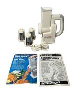 Vtg Presto Salad Shooter® Slicer Shredder Rechargeable Cordless Cheese V... - $1,092.33 MXN