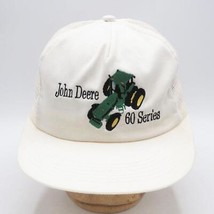 Rete Snapback Cappello Camionista Cappello John Deere 60 Serie Trattore Vintage - £51.08 GBP