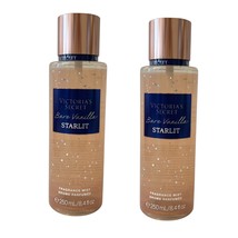 Victoria&#39;s Secret Bare Vanilla Starlit Fragrance Mist 8.4 fl oz 2 Pack - £19.08 GBP