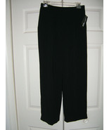Norton McNaughton Petites Women&#39;s Black Dress Pants Elastic Waist Size 1... - £13.25 GBP