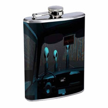 Vintage Alien Abduction D7 Flask 8oz Stainless Steel Hip Drinking Whiskey - £11.65 GBP
