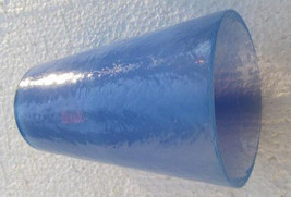 Vintage Murano Yalos Casa Heavy Thick Hand Blown Collectible Glass Cone Shape Li - $83.99