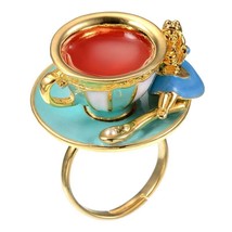 Disney Store Japan Alice in Wonderland Tea Cup 3D Ring - £55.94 GBP