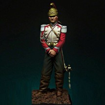 1/24 75mm Resin Model Kit Napoleonic Wars French Soldier Trumpeter Unpai... - $33.48