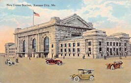 Kansas City Mo~Union STATION-RIALTO-TEMPLE-VICTORIA HOTEL-SWOPE~LOT 6 Postcards - £7.30 GBP