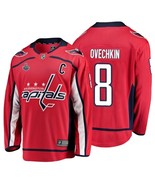 Men's Washington Capitals #8 Alex Ovechkin Red Stanley Cup Final 2018 Jersey Sew - £63.92 GBP