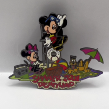Disneyland Resort Summer 2001 Mickey Minnie Mouse Pluto On Beach Pin LE ... - £11.66 GBP