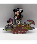 Disneyland Resort Summer 2001 Mickey Minnie Mouse Pluto On Beach Pin LE ... - £11.64 GBP
