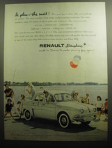 1958 Renault Dauphine Car Ad - le plus the most - £14.45 GBP