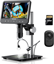 1200X Full View Coin Microscope with Screen,1080P Soldering Microscope f... - £96.92 GBP