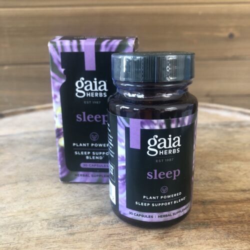 Primary image for Gaia Herbs Plant Powered Blend 30 Capsules - Sleep - 30 Caps - Exp 2/25