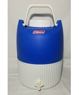 Vintage 1983 Coleman 2 Gallon Blue White Water Cooler Jug - Fast Shipping - $833.97 MXN