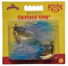 Mr Crappie Marabou Sausage Spin 1/16oz Ghost Minnow Panfish, Crappie Str... - £6.09 GBP