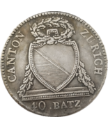 1813 Canton Zurich 40 Batz Token – “Domine Conserva Nos in Pace” Revival... - $18.56 CAD