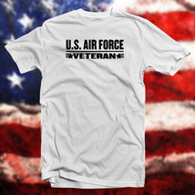 US Air Force Veteran Cotton T-Shirt Star Military United States Armed Fo... - £13.84 GBP+