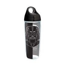Tervis Star Wars  Darth Vader Storm Trooper 24 oz. Water Bottle W/ Lid B&amp;W NEW - £13.58 GBP