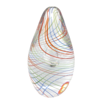 Dynasty Gallery Latticino Swirl Large Controlled Bubble Multicolor Paper... - £22.76 GBP