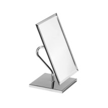 Premier Housewares Large Rectangle Free Standing Adjustable Mirror on Chrome Bas - £57.58 GBP