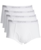 Alfani Men&#39;s 5-Pk. Combed Cotton Classic Briefs Tagless in Bright White-Small - £15.84 GBP