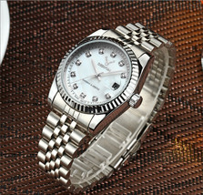 &quot;DEERFUN&quot; MEN Shell watch with diamonds - £26.68 GBP