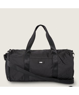 New Victoria&#39;s Secret PINK Duffle Bag Gym Travel BLACK LOVE PINK - $649.54 MXN