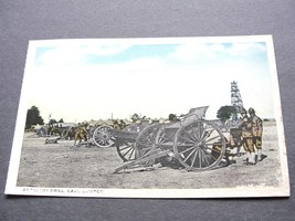Artillery Drill - Camp Custer, Michigan- 1920s Unposted Postcard. - £10.12 GBP