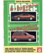 1984 Dodge Caravan Daytona Print Ad Automobile Car Van 8.5&quot; x 11&quot; - $18.82