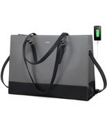 Women's Tote Bag LOVEVOOK Laptop Bag 15.6 Inch Large Handbag Shoulder Bag Purse 
