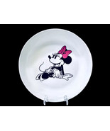 Disney Minnie Mouse Pop Art Polka Dots &amp; Pink Bows Porcelain Pasta Dinne... - €11,16 EUR