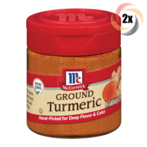 2x Shakers McCormick Ground Turmeric Seasoning | .95oz | Deep Flavor &amp; Color - £10.86 GBP