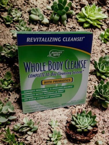 Nature's Way Whole Body Cleanse Complete 10 Day System Cleansing Exp 07/2024 - $17.81