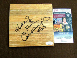 Calvin Murphy # 23 Hall Of Fame Houston Rockets Signed Auto Floor Board Jsa - £93.95 GBP