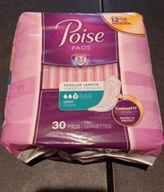 Poise Pads - 30 Count Regular Length Light 3 (Y28) - $14.85