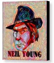 Framed Neil Young Abstract 9X11 Art Print Limited Edition w/signed COA - £15.17 GBP
