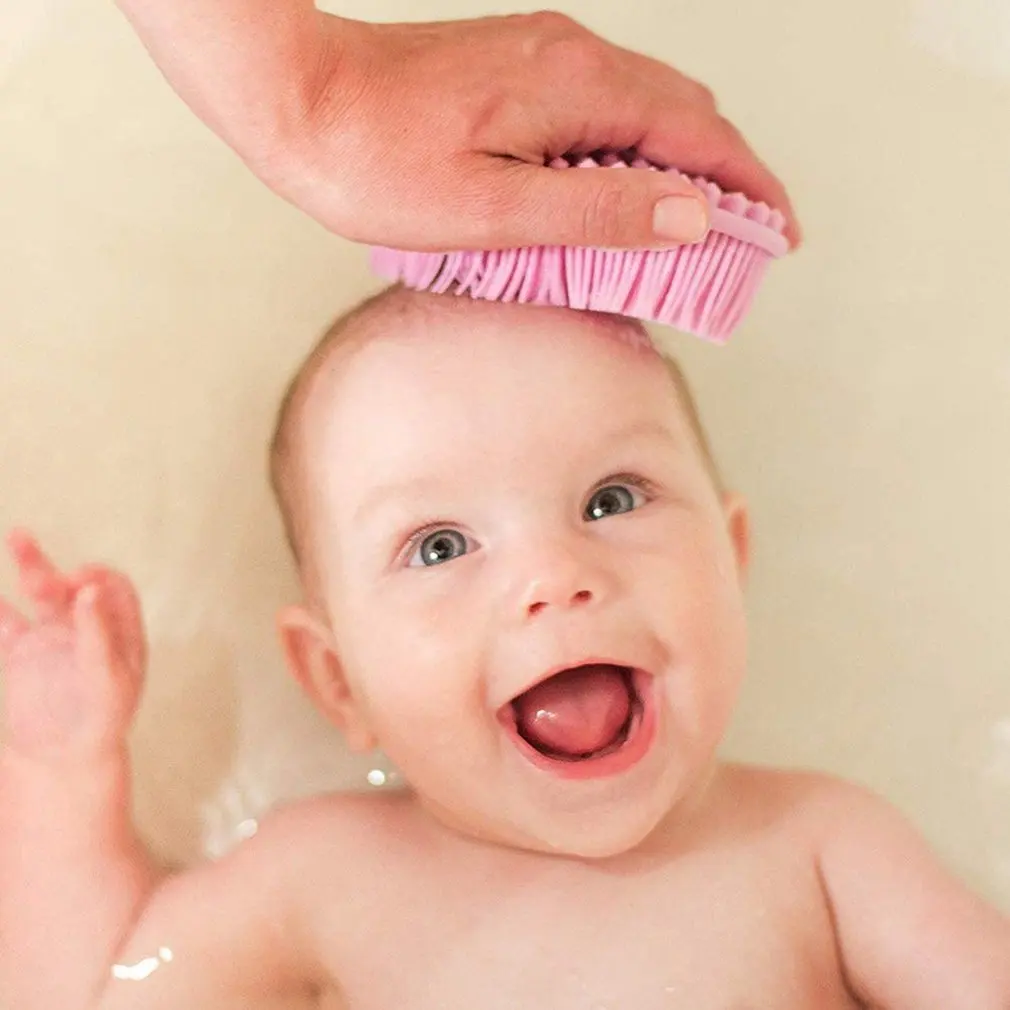 House Home Safety Baby Silicone Brush For Dew Shower Baby Silicone Bath Brush No - £19.98 GBP