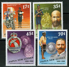 ZAYIX - Papua New Guinea 691-694 MNH Police Force Motorcycle   072922S79M - £3.07 GBP