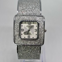 Strada Square Dial  Silver Glitter  Women’s Bangle Fashion Watch - $19.40