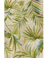 3 X 5 Sand Tropical Botanical Hand Tufted Area Rug - €126,43 EUR