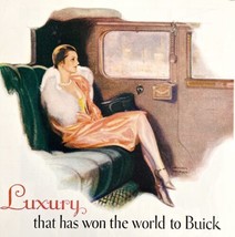 Buick 1928 Touring Sedan Fisher Advertisement Automobilia Lithograph HM1C - $32.50