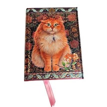 Lesley Anne Ivory Mini Pocket Journal with Cat, Ribbon Marker - $12.86